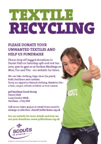 Textiles recycling flyer