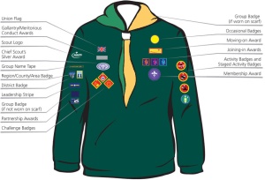 Uniform and badges