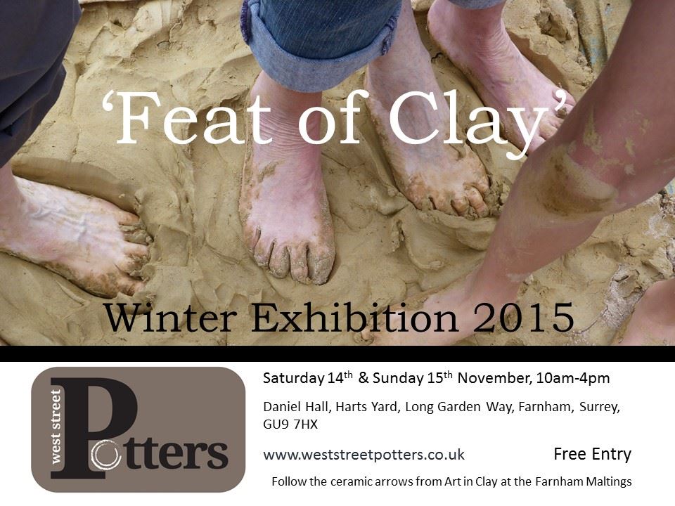 Feat of Clay exhibition poster